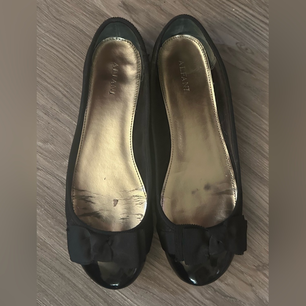 Black Alfani Ballet Flats